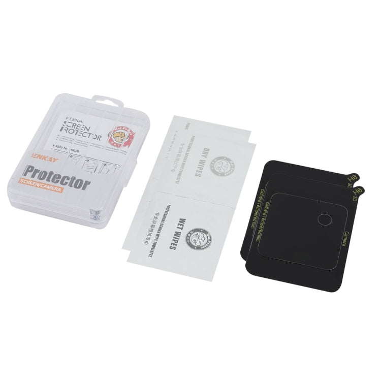 For Xiaomi 14 Pro 2pcs ENKAY Hat-Prince 9H Rear Camera Lens Tempered Glass Film(Transparent)