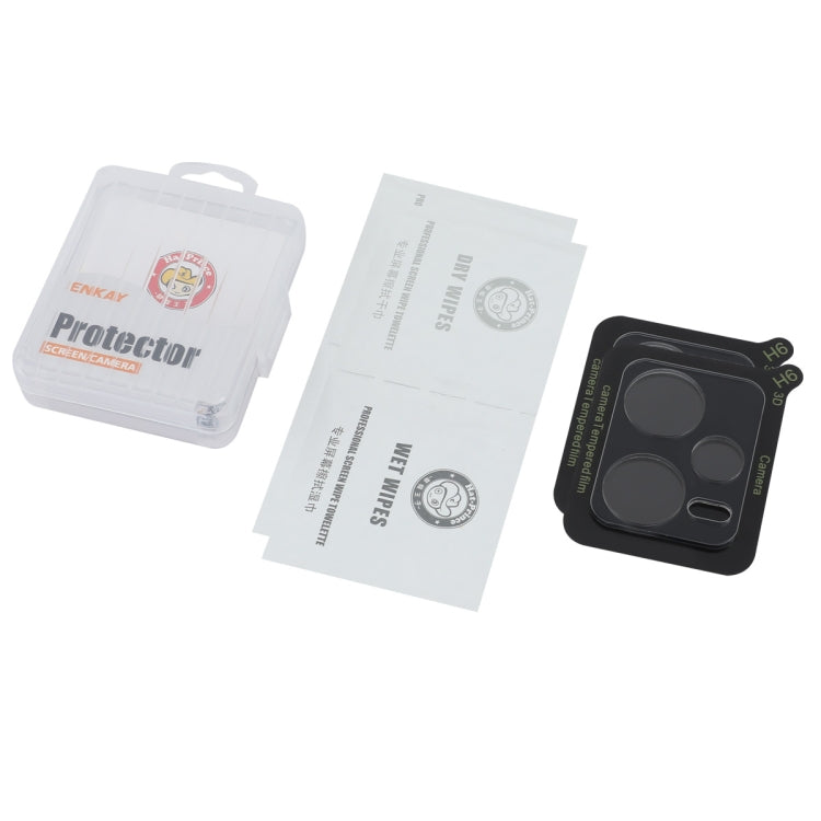 Pour Redmi Note 12 5G 2pcs ENKAY Hat-Prince Film en verre trempé 9H pour objectif de caméra arrière (Transparent)