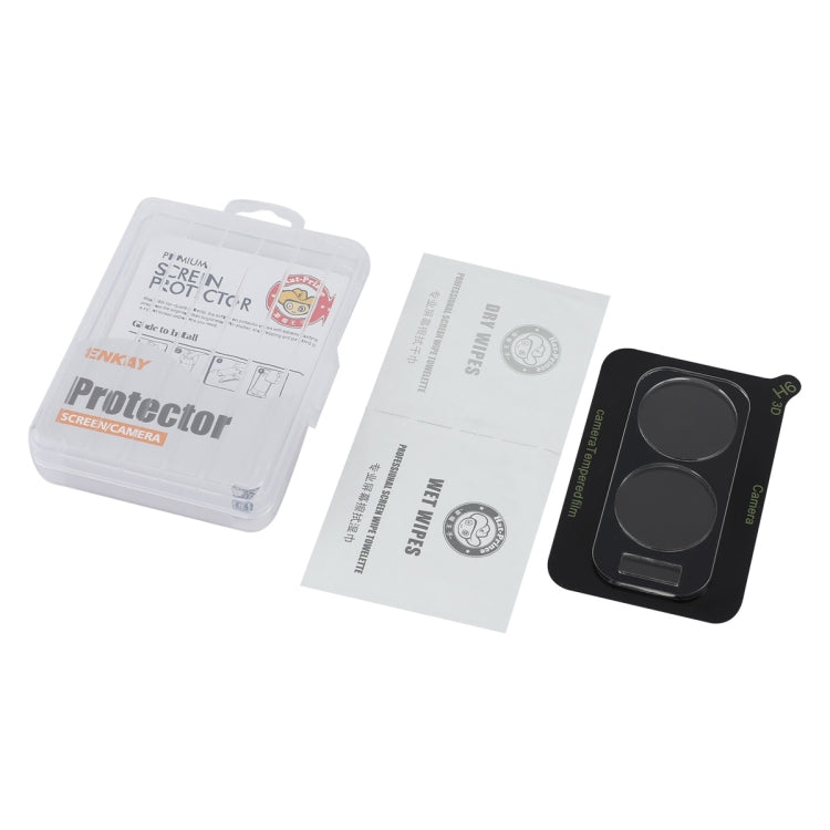 For OPPO A2x 5G ENKAY 9H Rear Camera Lens Tempered Glass Film(Transparent)