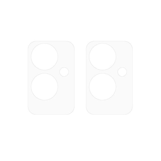 For OPPO A59 5G 2pcs ENKAY 9H Rear Camera Lens Tempered Glass Film(Transparent)