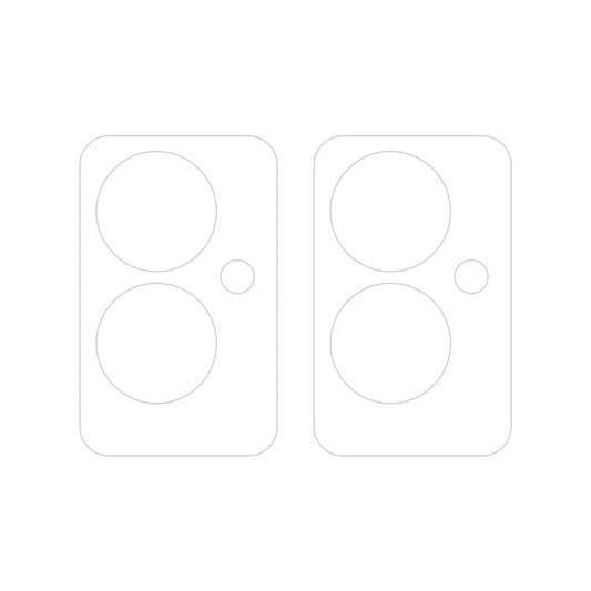 For OPPO Reno11 F / F25 Pro 2pcs ENKAY 9H Rear Camera Lens Tempered Glass Film(Transparent)