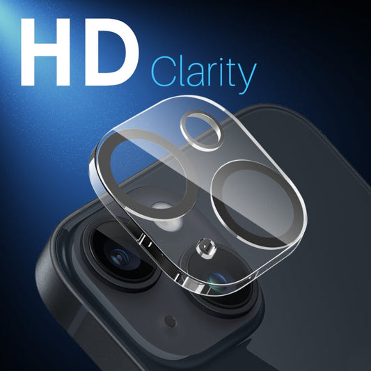 Pour iPhone 14 / 14 Plus, protecteur d'objectif d'appareil photo NORTHJO, film en verre trempé 3D Night Shot (noir)