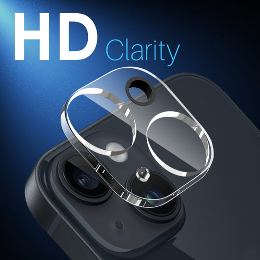 Pour iPhone 14 / 14 Plus Protecteur d'Objectif d'Appareil Photo NORTHJO Film en Verre Trempé 3D HD (Transparent)