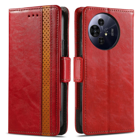 For TCL 50 Pro NxtPaper CaseNeo Splicing Dual Magnetic Buckle Leather Phone Case(Red)