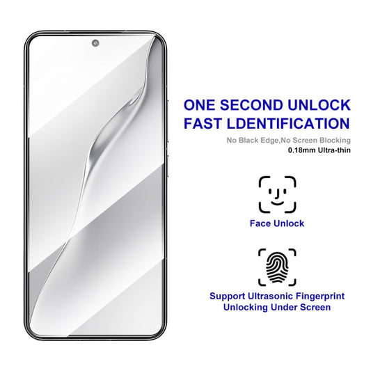 For Xiaomi 15 2pcs ENKAY Hat-Prince 0.18mm High Aluminum-silicon Tempered Glass Film, Support Ultrasonic Fingerprint Unclock