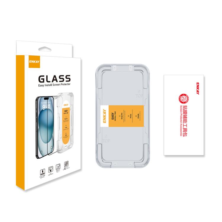 For Redmi K80 / K80 Pro ENKAY Easy Install 0.18mm High Alumina Silicon Full Glass Film, Support Ultrasonic Unlock