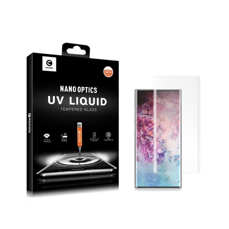 mocolo 9H 3D Film de protection UV compatible avec les coques pour Galaxy Note 10