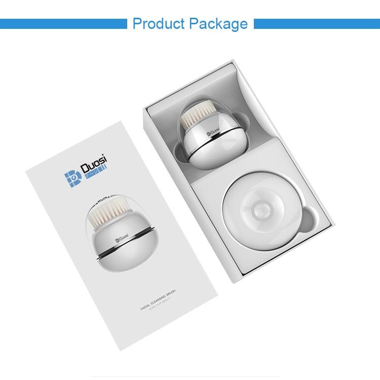 Duosi DY-103 Brosse Nettoyante Électrique Visage Rechargeable USB Étanche Nettoyant Pores Profonds Masseur Exfoliant Élimine l'Huile et les Points Noirs