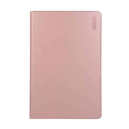 Étui à rabat horizontal en cuir PU ENKAY avec support pour Galaxy Tab S6 10.5 T860 / T865 (Or rose)