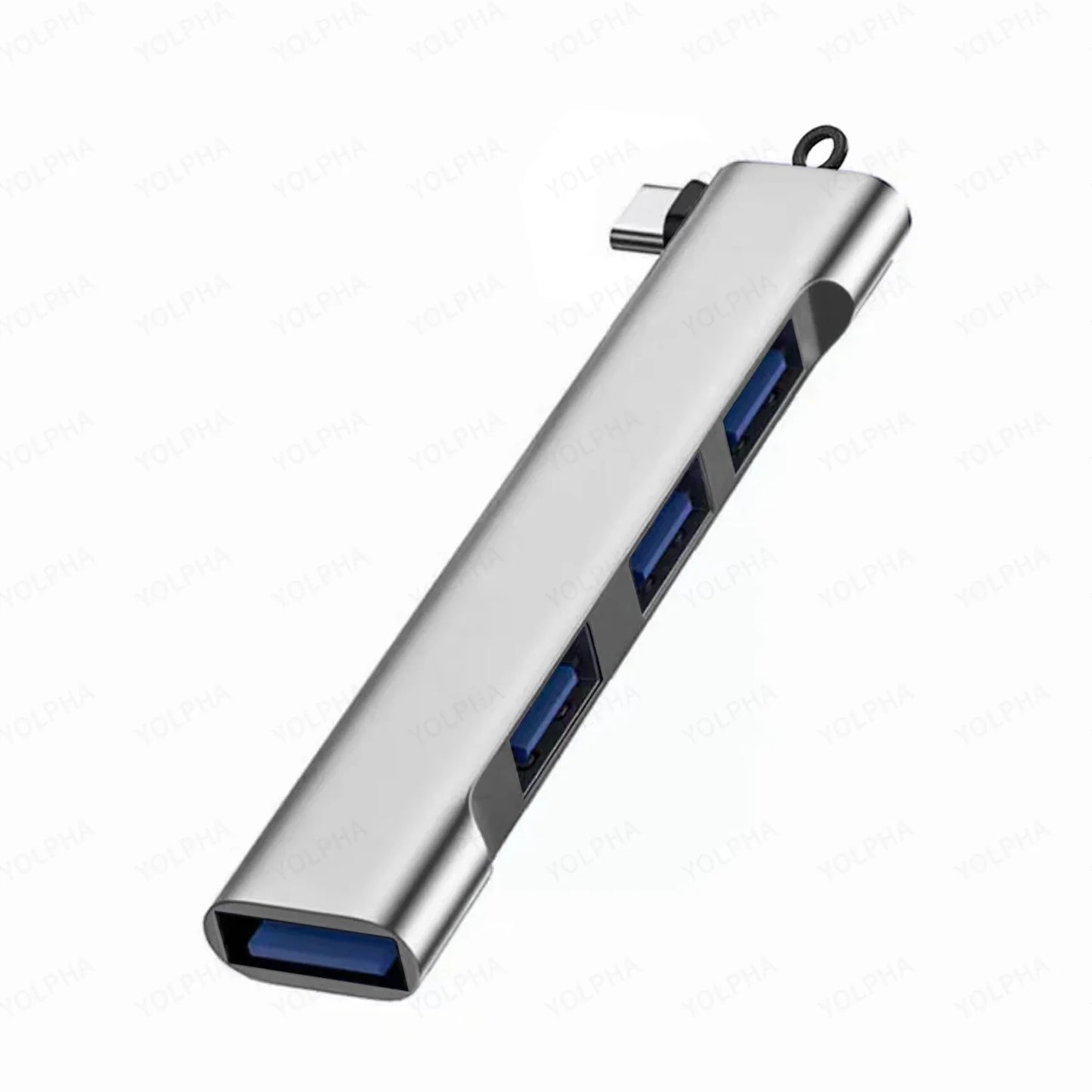 HUBs à 4 ports haute vitesse Répartiteur d'extension multi-HUB USB 3.0 à 4 ports haute vitesse pour adaptateur de PC de bureau portable