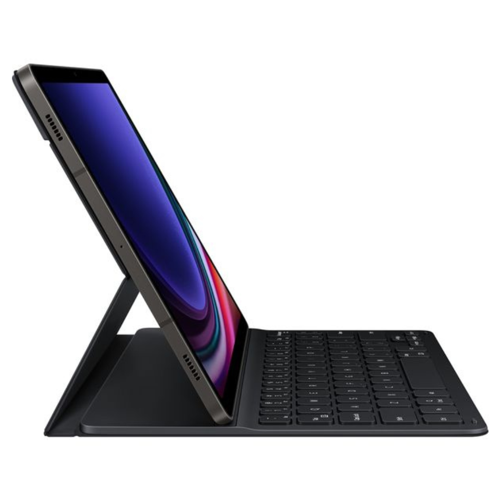 Samsung Book Cover Slim Galaxy Tab S9+ & S9 FE+ Keyboard Case - Black