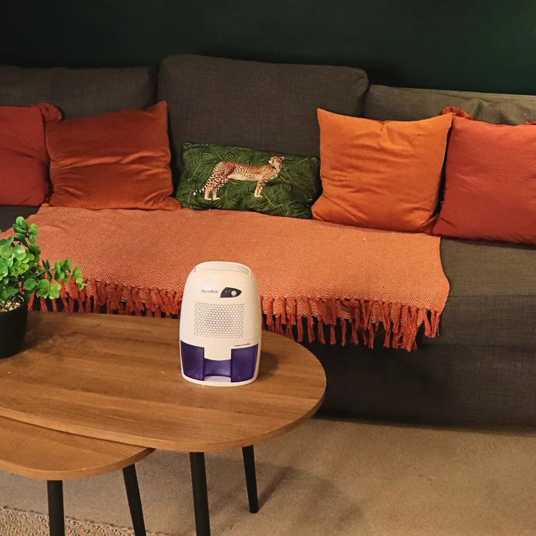 XROW-600B 500ml Mini Dehumidifier - Silent Dehumidifier Perfect for Bedrooms, Kitchens and Living Rooms