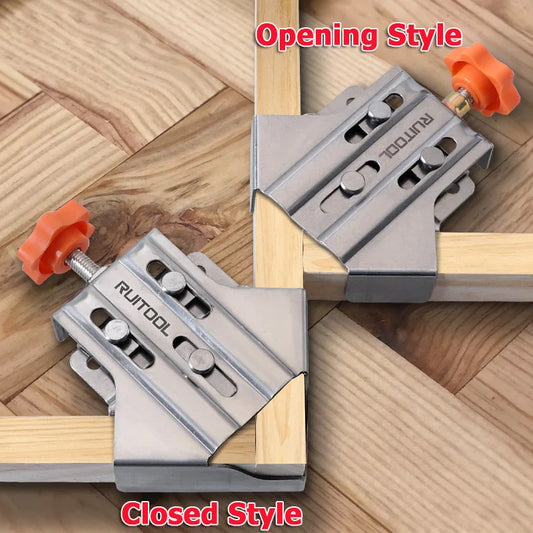 90 Degree Positioning Squares Right Angle Clamps for Woodworking Corner Clamp Carpenter Clamping Tool for Cabinets