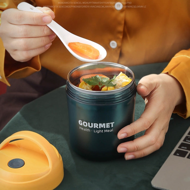GOURMET Stainless Steel Insulation Cup Double-Sealed Insulation Soup Cup(Red)