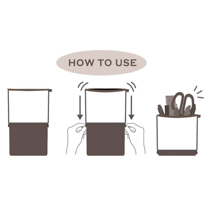 ANGOO Corduroy Retractable Drop-Down Pencil Case Student Stationery Storage Bag(Purple)