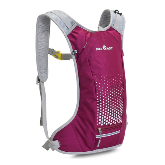 FREE KNIGHT FK0215S Gilet de cyclisme extérieur avec sac d'eau, sac à dos d'hydratation de randonnée avec poche à eau de 2 L (Rose)