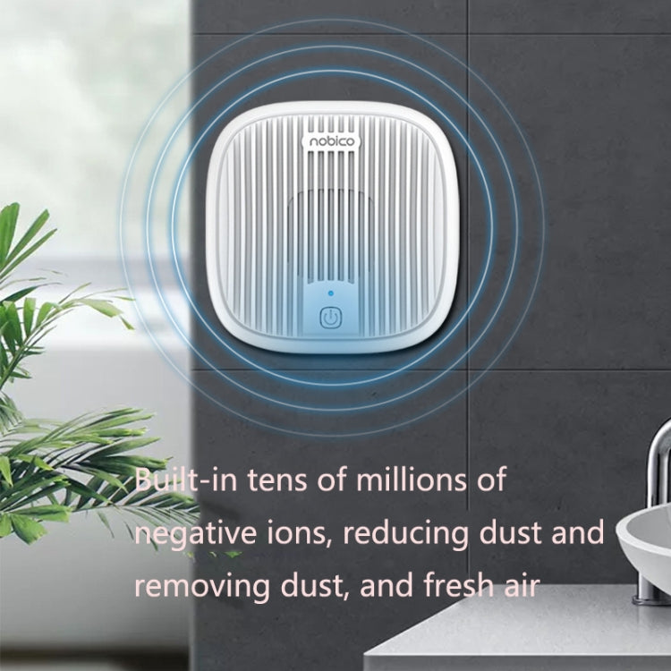 NOBICO Negative Ion Air Purifier Toilet Sterilization Eliminating Odor Formaldehyde Disinfection Machine, CN Plug(XD01)
