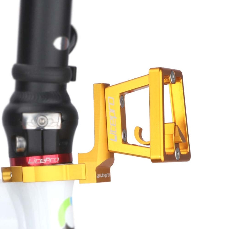 LitePro Bike Pig Nose Shelf Conversion Seat(Black)