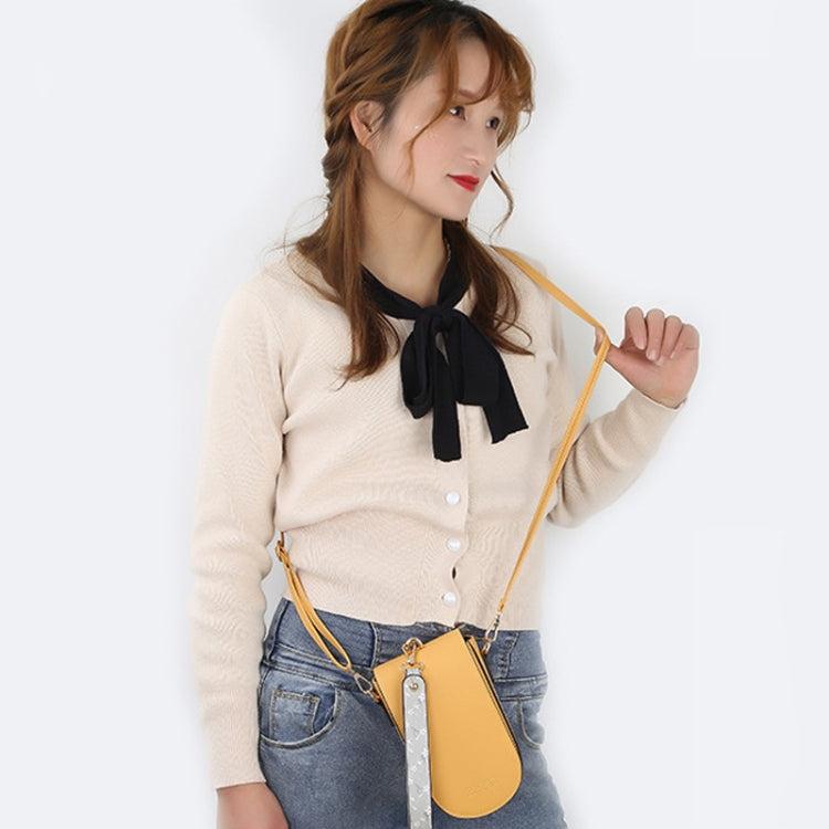 Baellerry Ladies Mobile Phone Bag Multi-card Clutch One-shoulder Diagonal Bag(Blue)