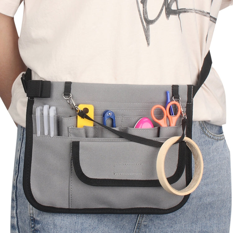 Oxford Portable Medical Personnel Tool Waist Bag(Black)