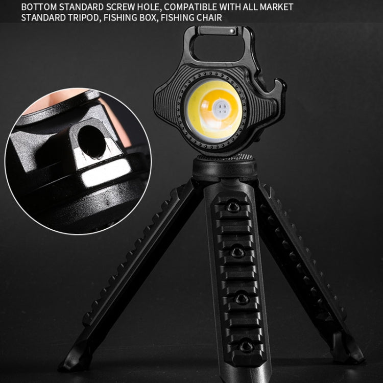 E-SMARTER W5133 Mini Keychain Strong Light Portable Flashlight, Specification: Black