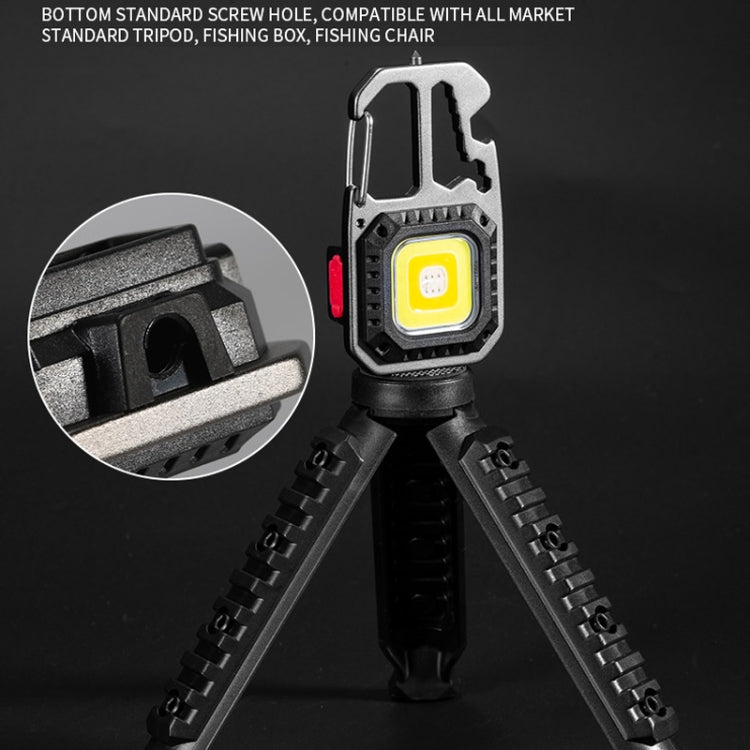 E-SMARTER W5138 Mini Bright Light Portable Flashlight, Specification: Black+Magnet+Bracket