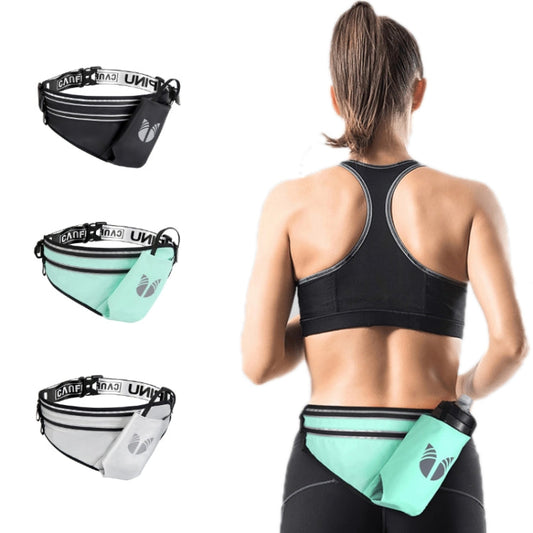 CAN FLY YIPINU Outdoor Fitness Water Bottle Mobile Phone Storage Waist Bag(Silver)