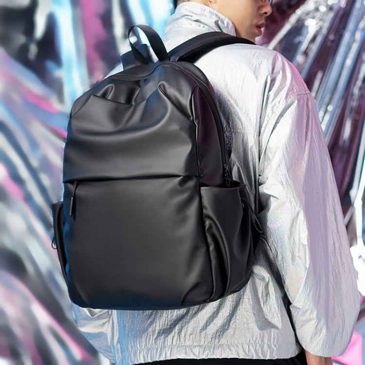 WEIXIER 9555 Students Double Backpack Business Computer Bag(Black)