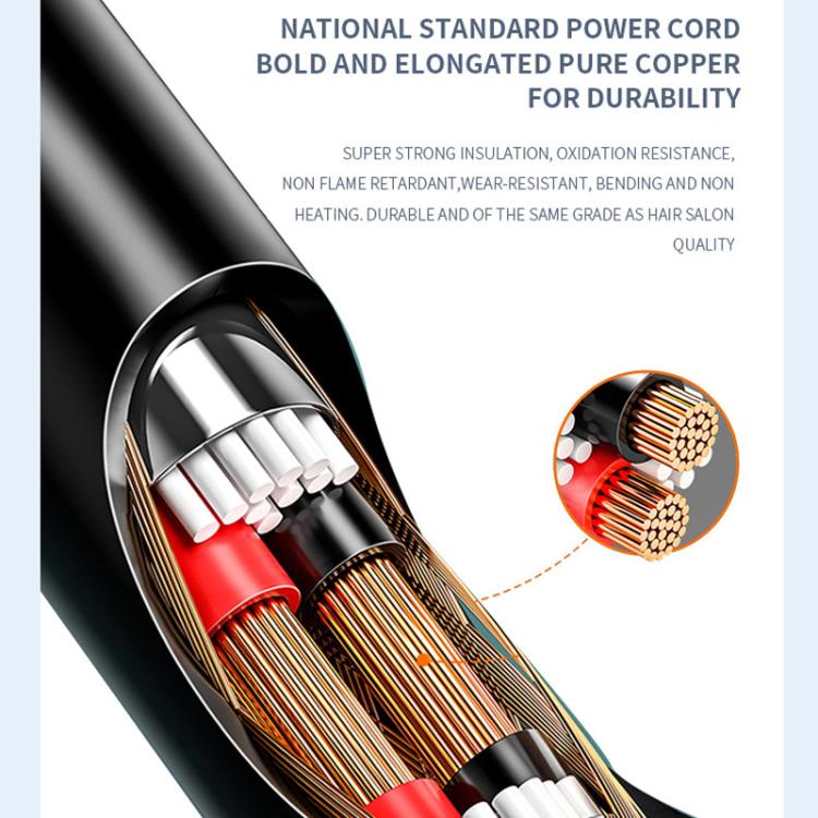 SENBAILU Household Blue Light Hot Cold Wind High Power Hair Dryer, Size: JP Plug(Black)