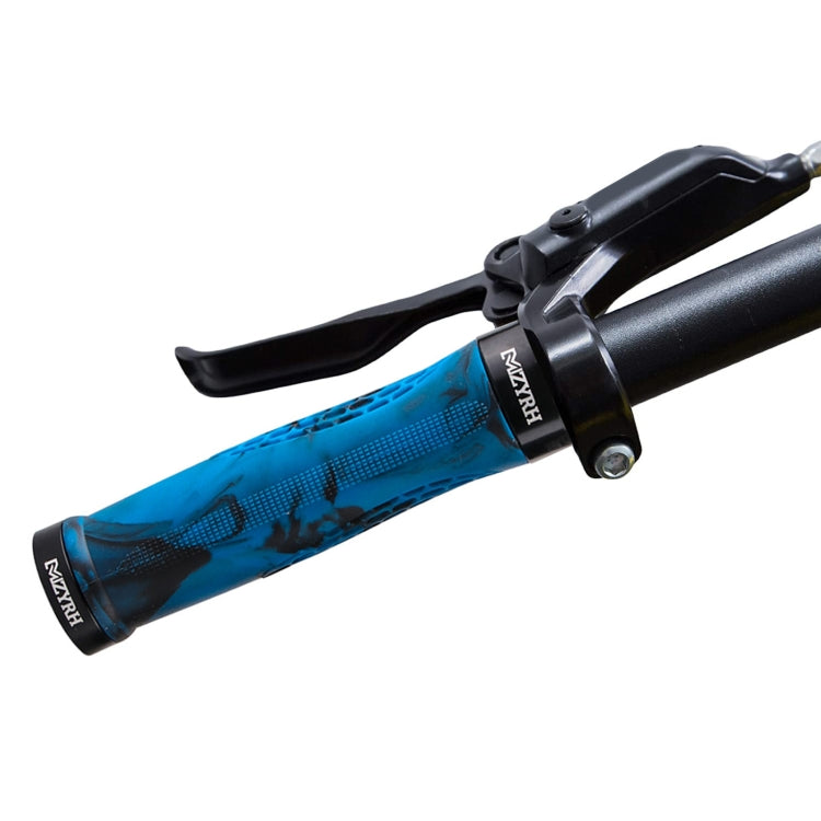MZYRH 1 paire de poignées de guidon de vélo de montagne, housses de protection (vert foncé)