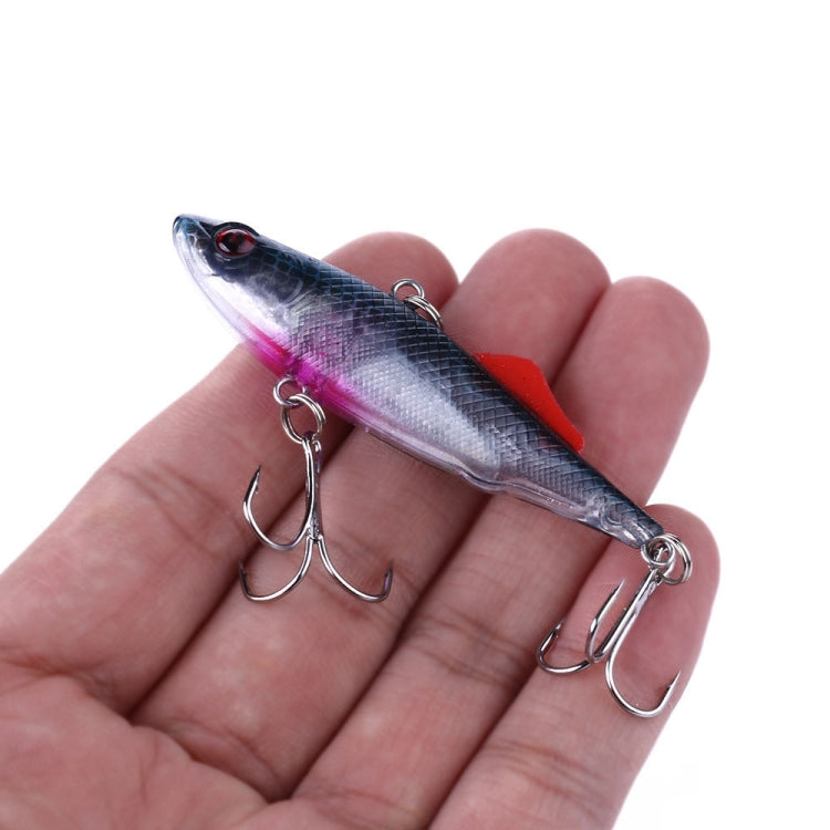HENGJIA VI032 Full Swimming Layer VIB Fake Bait Plastic Fish Bait, Size: 7cm 16.5g(6)