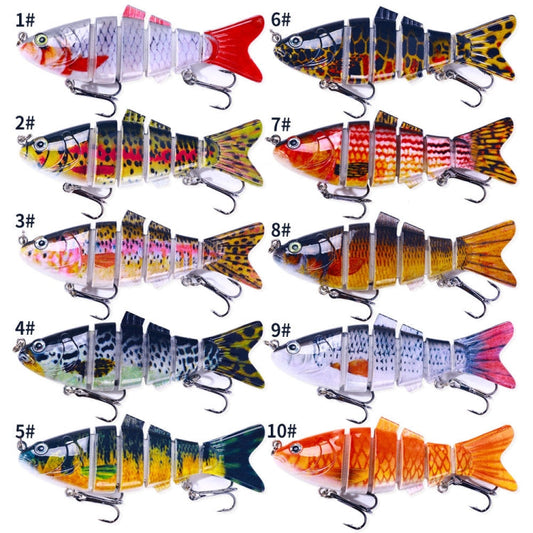HENGJIA JM061 Leurre bionique multi-segments Leurre subaquatique, Taille : 10 cm 18 g(3)