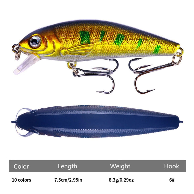 HENGJIA MI158 Floating Mino Bionic Lures, Color: 1