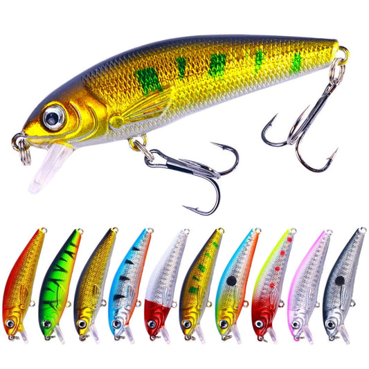 HENGJIA MI158 Leurre flottant de type minnow Bionic, couleur : 6