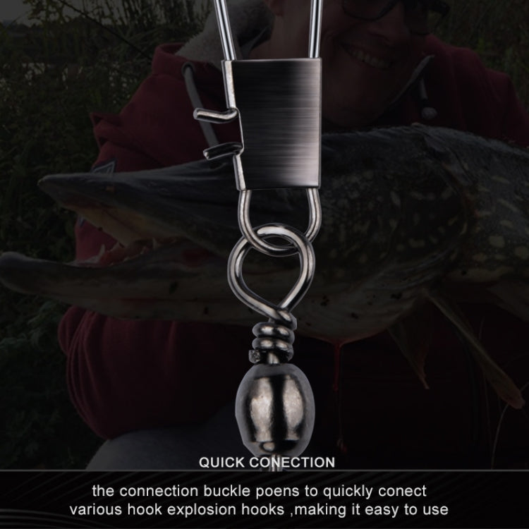 HENGJIA SS007 50pcs/bag B-pin Connector 8 Shape Swivel Loop Accessories, Specification: 14+1B (25mm)