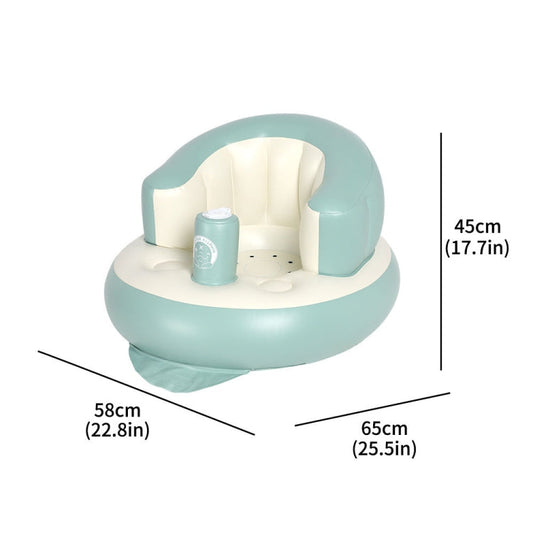 DOCTOR DOLPHIN DD09006 Baby Training Chair Inflatable Sofa(Light Blue)