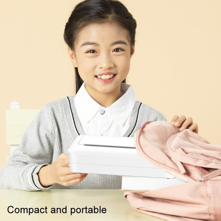 Bluetooth Connection Inkless A4 Printer Portable Mini Student Office Home Photo Printer, Model: X8