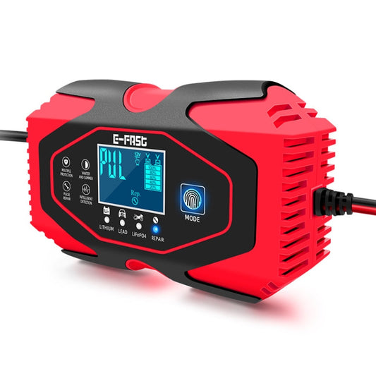 E-FAST 12V/24V Car Battery Motorcycle Lithium Battery Charger(EU Plug)