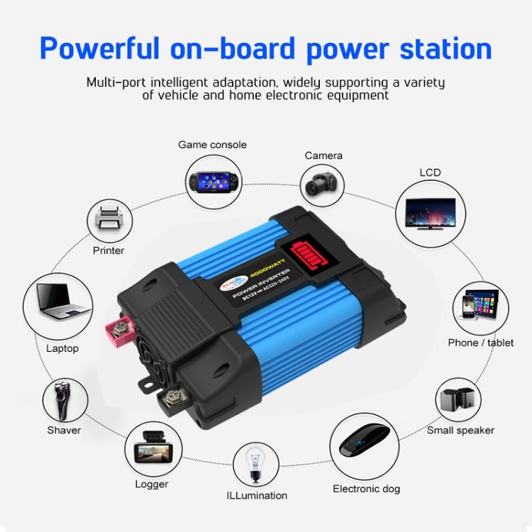 12V-220V 300W SOLIKE TECH Vehicle Inverter Sine Wave Convertor Auto Inverter