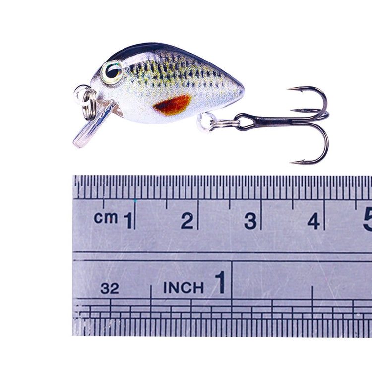HENGJIA 2,5 cm 1,5 g Flottant Eau Petite Graisse Micro-Objet Mini Impression 3D Leurre Luya (1)