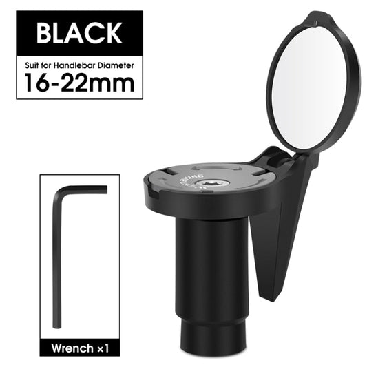 Rétroviseur convexe de guidon de vélo WEST BIKING (noir)
