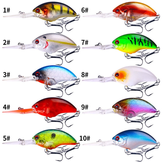 Leurre rocheux HENGJIA, petit appât dur en forme de poisson, emballé (7)