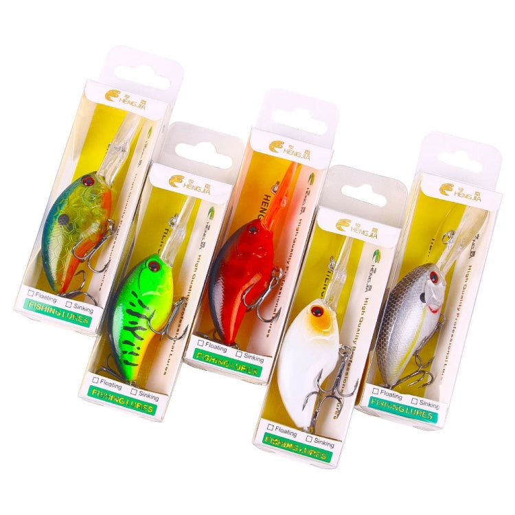 HENGJIA Rock Lure Small Fat Hard Bait Boxed Fake Bait(4)