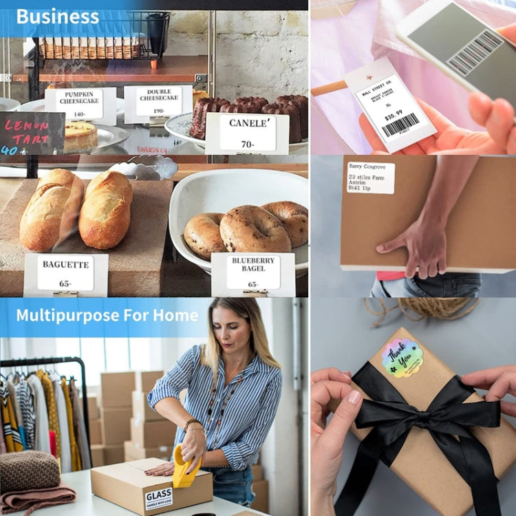 Phomemo M200 QR Code Tag Handheld Portable Bluetooth Thermal Label Printer(White)