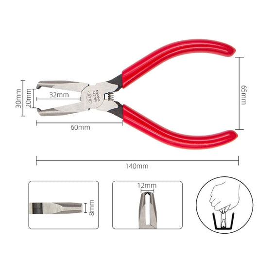 HSD MA-211 Top-cut 6 inch Chrome Vanadium Steel Forging Plastic Model Plier