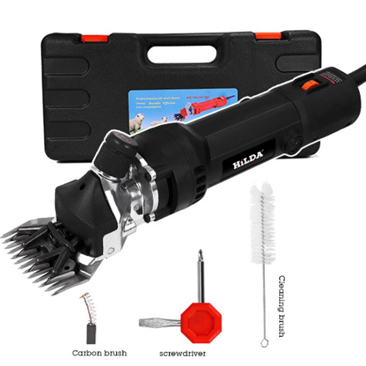 HILDA Motorized Wool Scissors Power Shear Tool Kit, Plug: EU Plug Red
