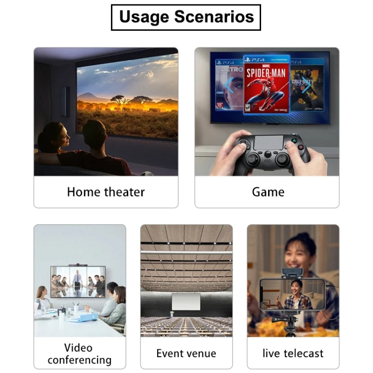 PWAY DT248W-H 30m Wireless HD Screen Projector Office Conference Screen Sharing Device(HDMI Interface)