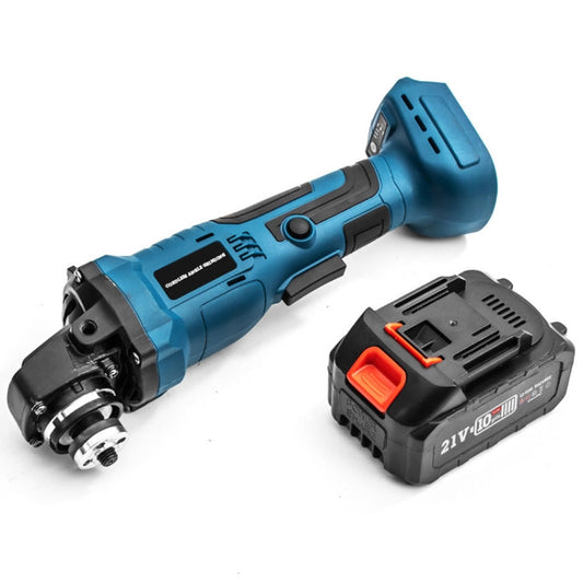 HILDA 21V Brushless Angle Grinder Lithium Cutting Machine, Model: 1 Battery+1 Charger EU Plug