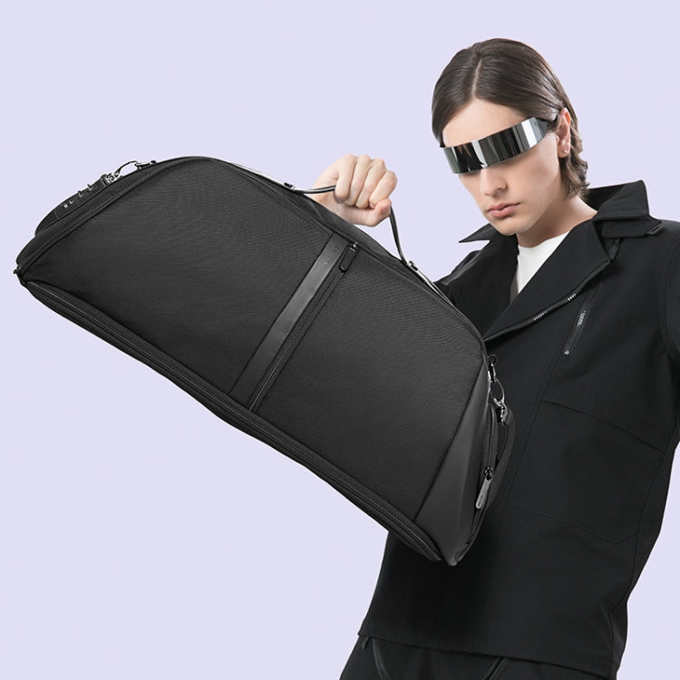 Sac de voyage portable grande capacité BANGE BG-77178 pour hommes/femmes, sac de sport sec et humide (noir)