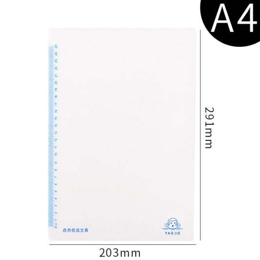 YAOJIE Non-Slip Exam Pad Student Stationery Drawing Writing Soft Board Office Writing Mat, Specification: A4 White